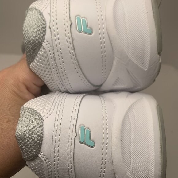 Size 9 Women Shoes FILA Memory Glimpse White/ARBL - Picture 2 of 6